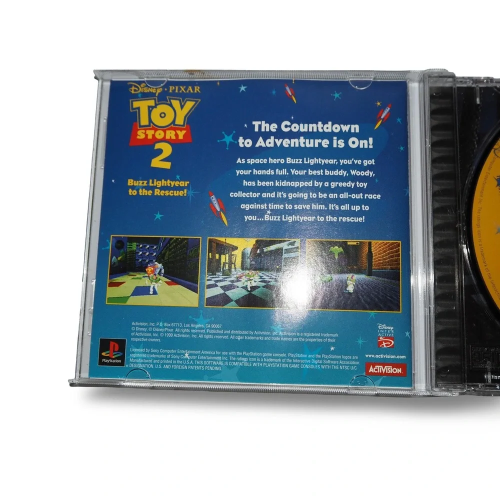 Toy Story 2 Buzz Lightyear to the Rescue PlayStation 1 PS1 1999 CIB SLUS-00893